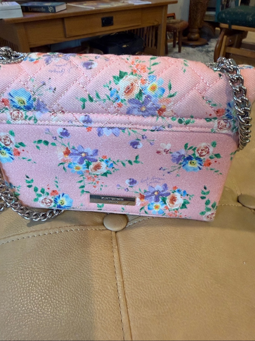 Kurt Geiger London The Kensington fabric and sequin Crossbody bag - Picture 3 of 11